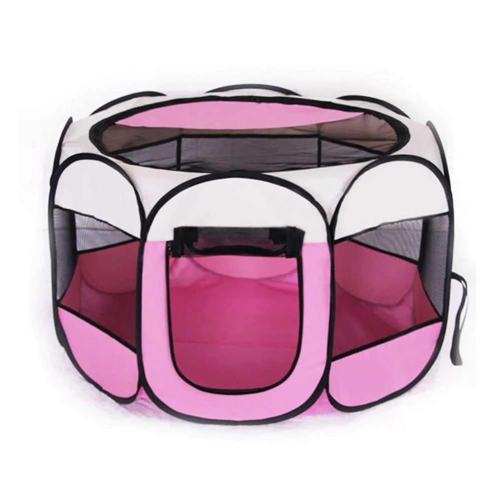 📢📢50% OFF !! ⏰🐾Summer Pet Portable Playpen – Lightweight, Foldable, Safe Outdoor Fun 🏕️