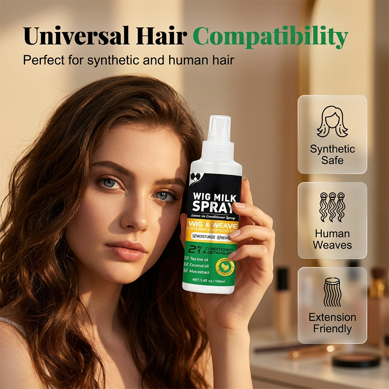 🎉【Special Offer】✨Wig Milk Spray 50ml | With Tea Tree & Aloe✨
