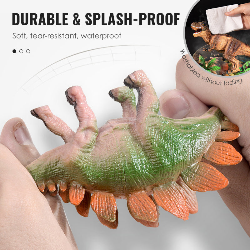 🦖 50% OFF! ✨ Kids Fun & Educational Dinosaur Toy Kit – Lifelike Figures, Tear-Resistant Waterproof Rubber & T-Rex Storage Box – Spark Imagination & Learning for Ages 3-6 🦕