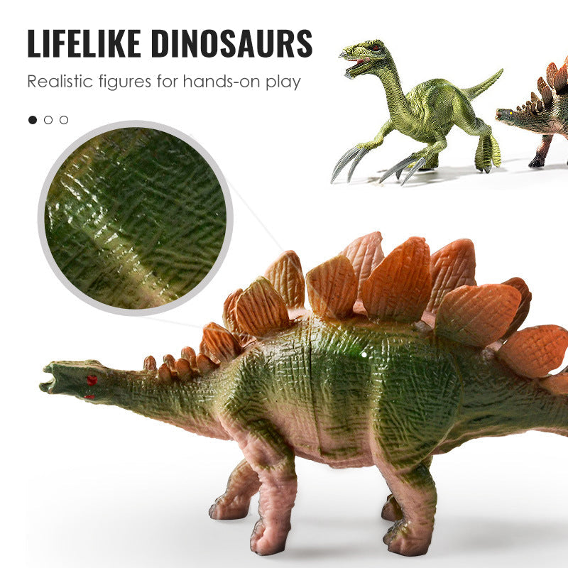 🦖 50% OFF! ✨ Kids Fun & Educational Dinosaur Toy Kit – Lifelike Figures, Tear-Resistant Waterproof Rubber & T-Rex Storage Box – Spark Imagination & Learning for Ages 3-6 🦕