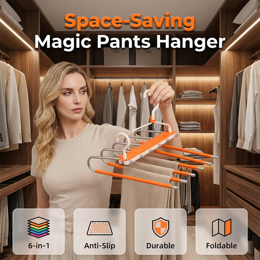 🔥New Hot Selling❤️‍🔥 Multi-Layer Space-Saving Pants Hanger