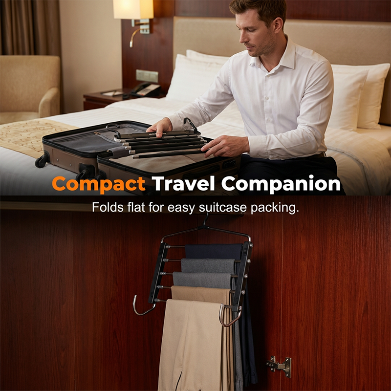 🔥New Hot Selling❤️‍🔥 Multi-Layer Space-Saving Pants Hanger