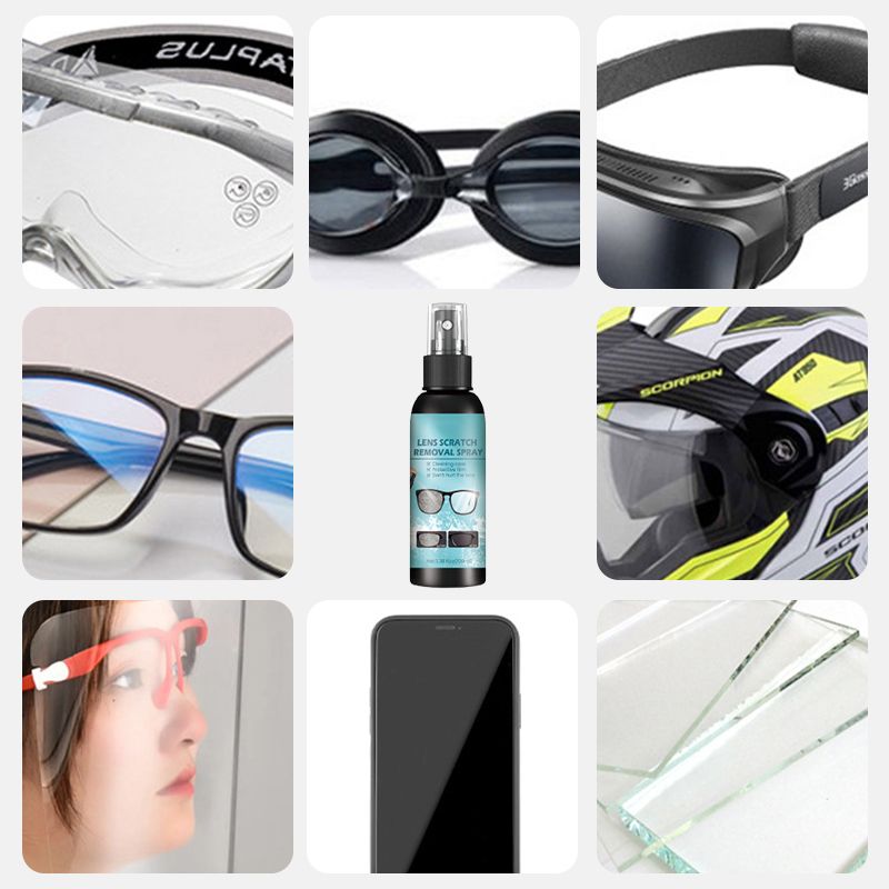 👓50% OFF NOW ! ✨Lens Scratch Repair Spray – Effortlessly buff out fine scratches, restore lens clarity, suitable for glasses, camera lenses & car lights, easy DIY operation🔍