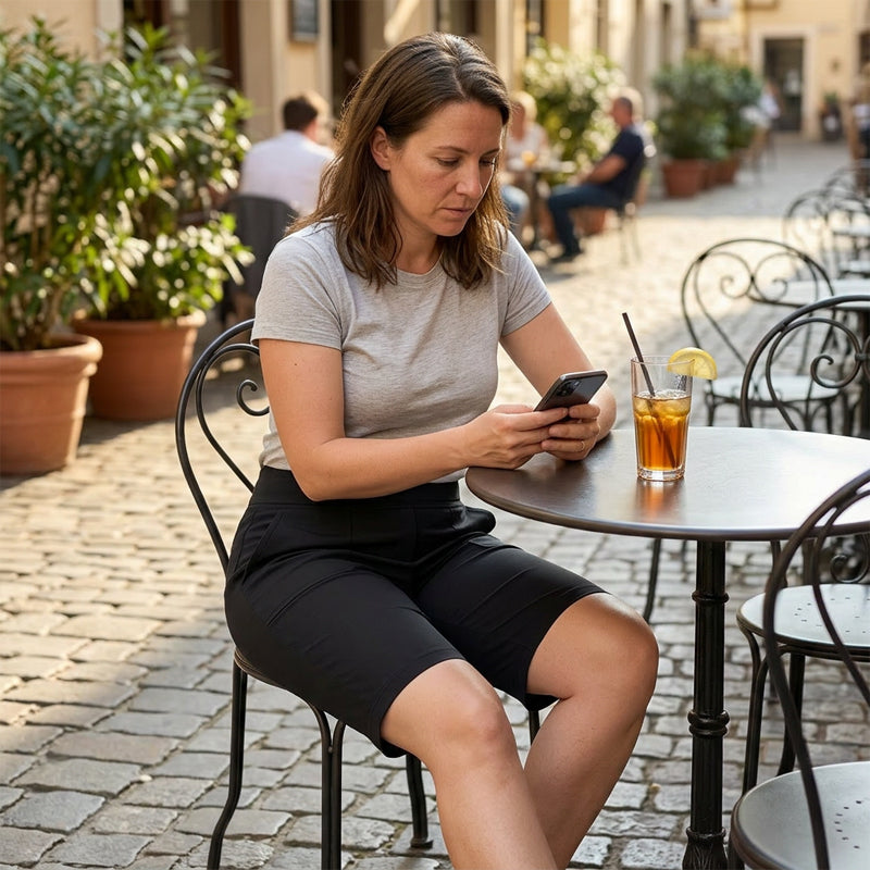 👖 50% OFF! ⏰ Slim-fit stretch pants with a high waistband – Versatile for sports and leisure – Perfect for the gym, the office, or everyday wear – Comfortable and stretchy 🌿