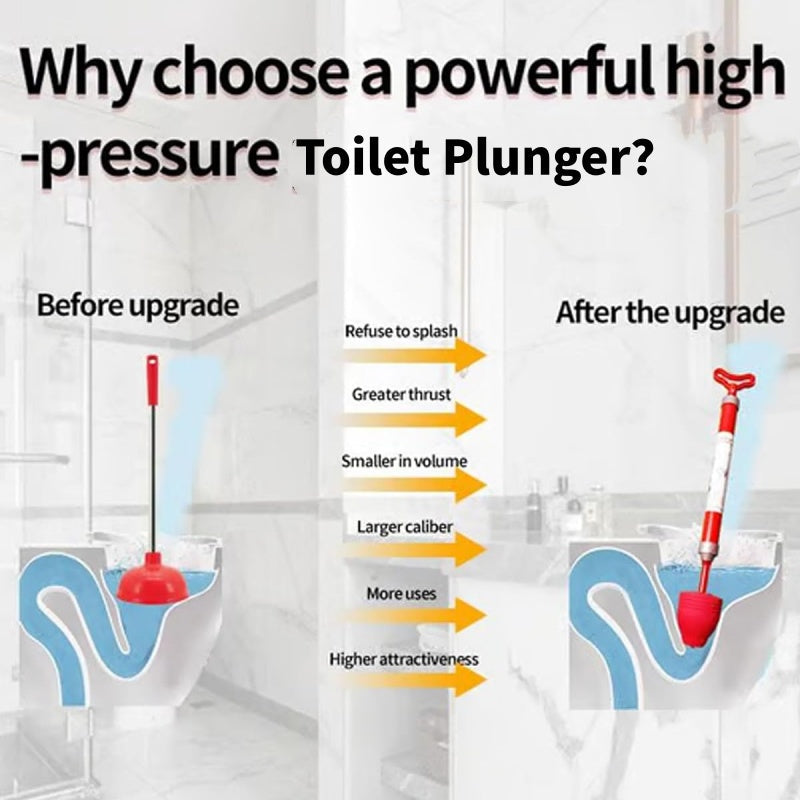 📢📢50% OFF !! ⏰High-Pressure Plunger for Toilets & Drains