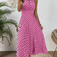 👗 LIMITED-TIME 50% OFF! ✨ Polka Dot Halter Neck Dress – Flowy, Flattering, Retro-Chic 🌼