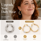 ⏳Time-Limited Special⏰Women's Elegant Twisted Hoop Earrings