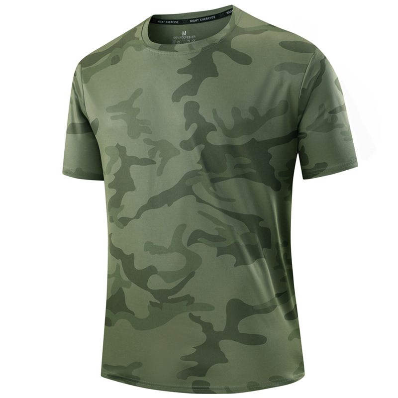 🏃‍♂️ 30% OFF NOW! 🌲 Men's Quick Dry Camo Sports T-Shirt – Moisture Wicking & Active Fit – Train in Style 💪