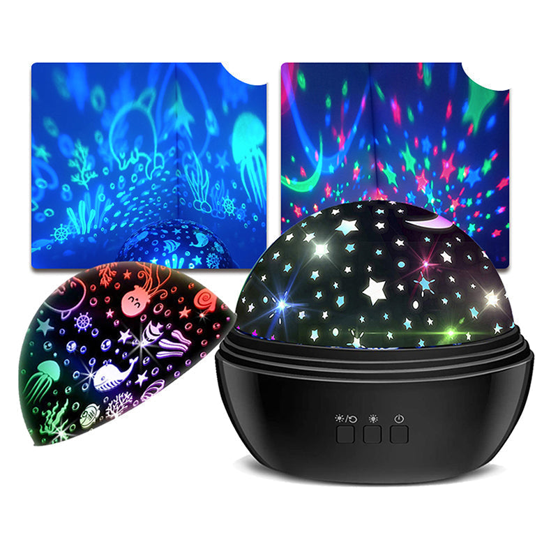 🌌 50% OFF NOW! ⭐ 2-in-1 Rotating Star Projector Night Light – Soothing starry projection, calming colors & rotating effect – Perfect for kids’ rooms & relaxation 🌙