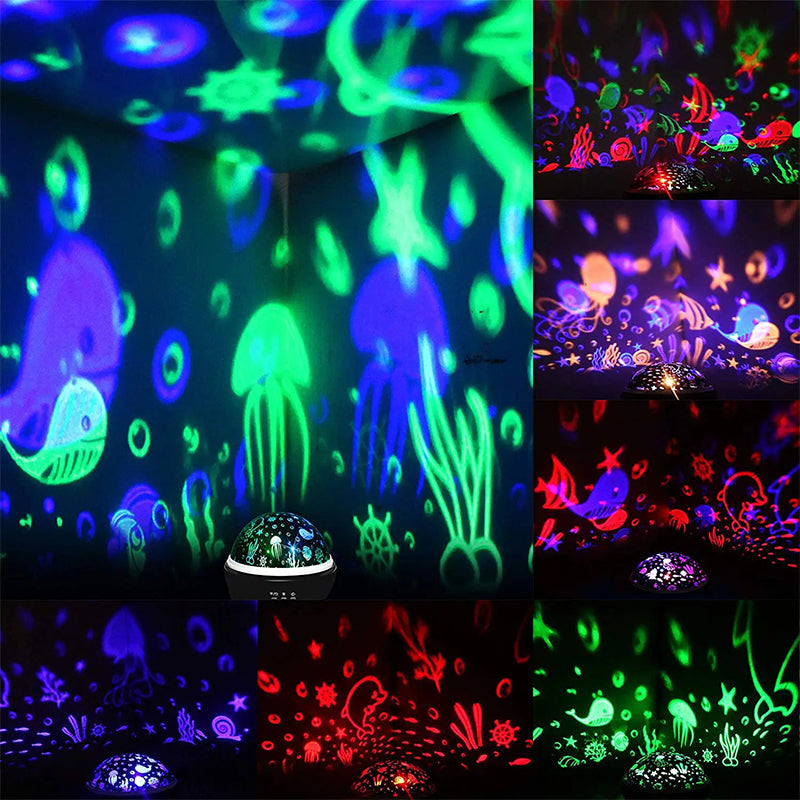 🌌 50% OFF NOW! ⭐ 2-in-1 Rotating Star Projector Night Light – Soothing starry projection, calming colors & rotating effect – Perfect for kids’ rooms & relaxation 🌙