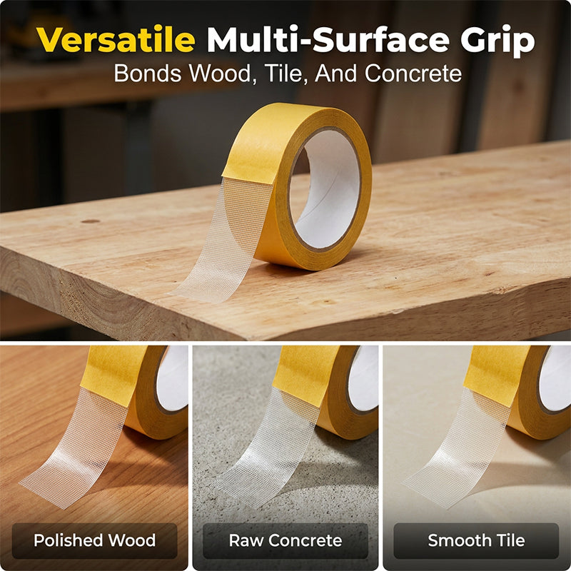 🔥 BUY 1 GET 1 FREE!!⚡50K+ SOLD!🏠High-Tack Double-Sided Mesh Tape