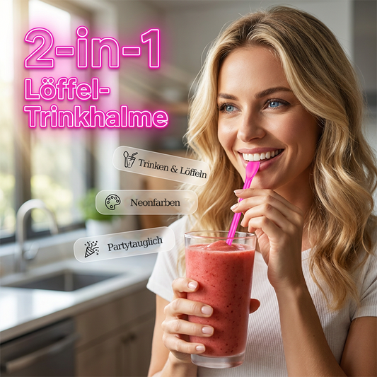 🍹50% OFF🌈2-In-1 Spoon Straws