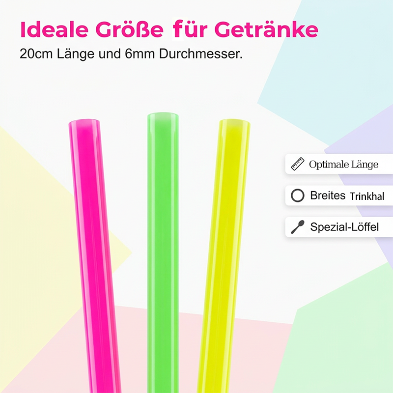 🍹50% OFF🌈2-In-1 Spoon Straws