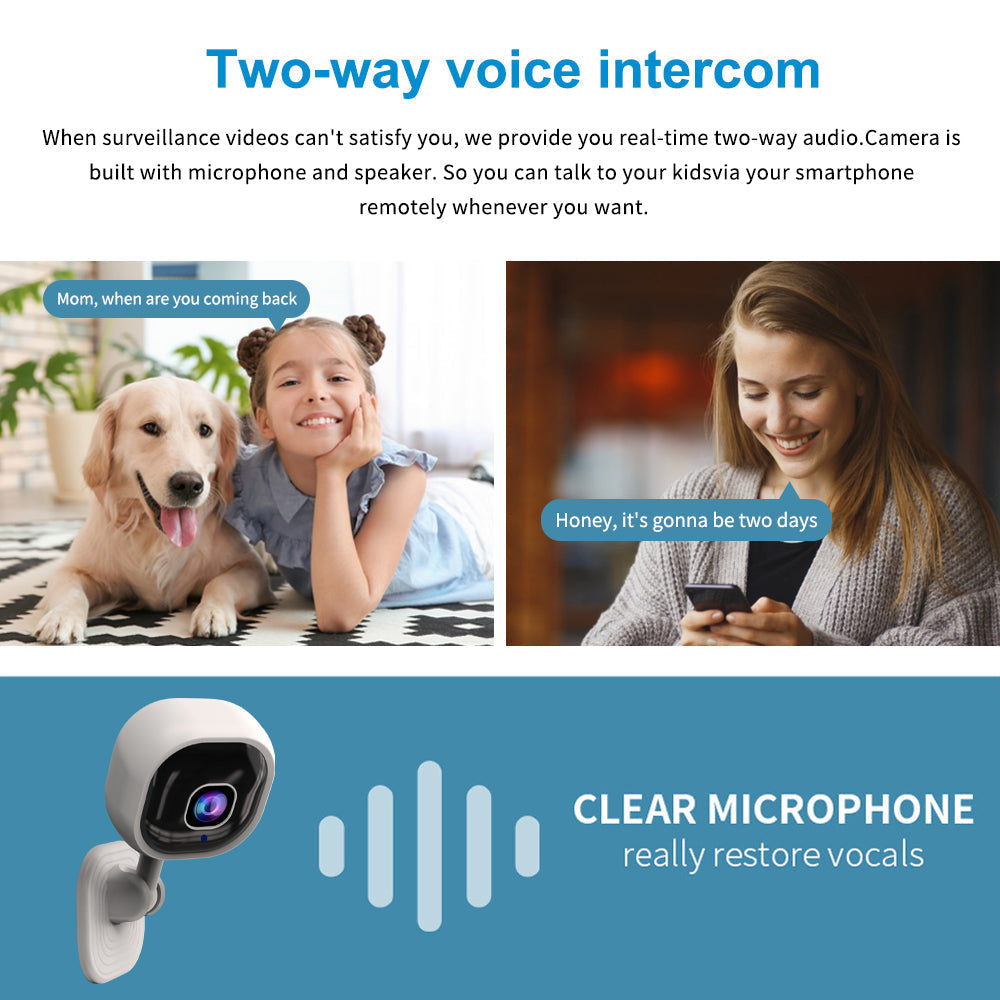 🔥50% Off Hot Sale🚀Wireless Smart HD Home Security Camera ✨