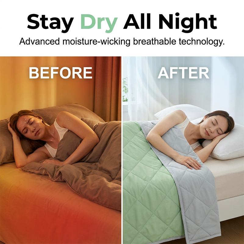 🛏️ LIMITED-TIME 50% OFF! 💥 Cooling Throw Blanket for Hot Sleepers – Thermal-Regulating, Lightweight, Reversible ✨
