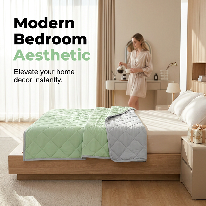 🛏️ LIMITED-TIME 50% OFF! 💥 Cooling Throw Blanket for Hot Sleepers – Thermal-Regulating, Lightweight, Reversible ✨