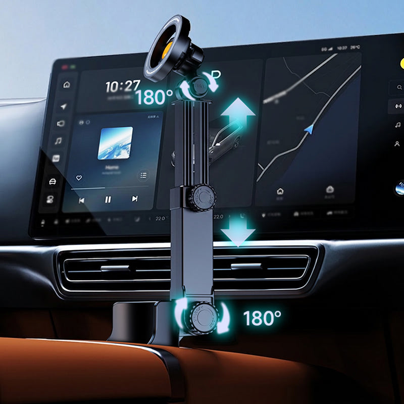 🛡️ No-Suction-Cup Cup Holder Phone Mount — Protect Your Dashboard & Windscreen, No Sticky Residue