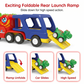 Double-Decker Dinosaur Transport Truck Toy