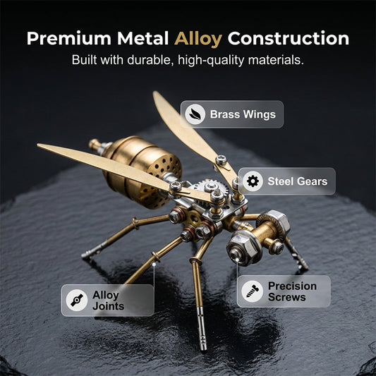 🐝3D Metal Bee Puzzle Assembly Model Kit