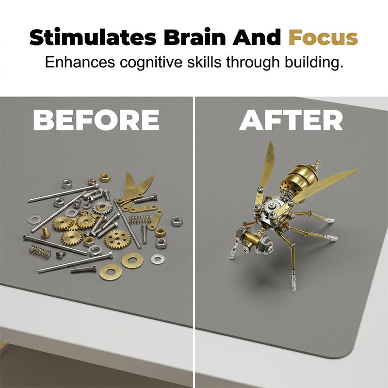 🐝3D Metal Bee Puzzle Assembly Model Kit