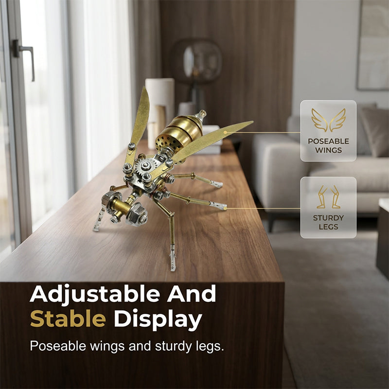 🐝3D Metal Bee Puzzle Assembly Model Kit