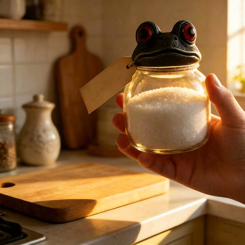 Mystical Frog Shaped Spice Jars