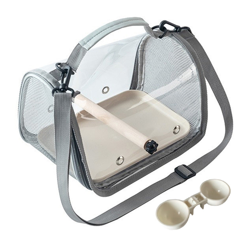 Portable Transparent Bird Carrier Bag