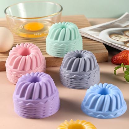 🧁 Save 50%! 🍩 Silicone Baking Cups – Non‑stick, reusable & oven‑safe ✨