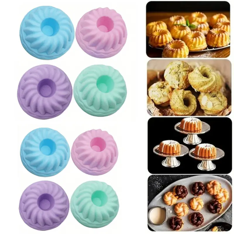 🧁 Save 50%! 🍩 Silicone Baking Cups – Non‑stick, reusable & oven‑safe ✨