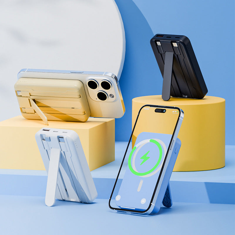 📢📢50% OFF !! ⏰Magnetic Power Bank with Stand and Fast Charging