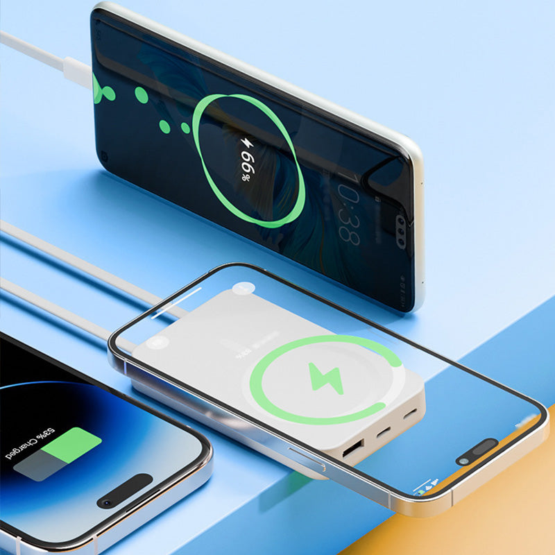 📢📢50% OFF !! ⏰Magnetic Power Bank with Stand and Fast Charging
