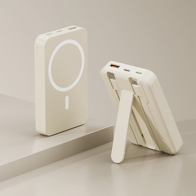 📢📢50% OFF !! ⏰Magnetic Power Bank with Stand and Fast Charging