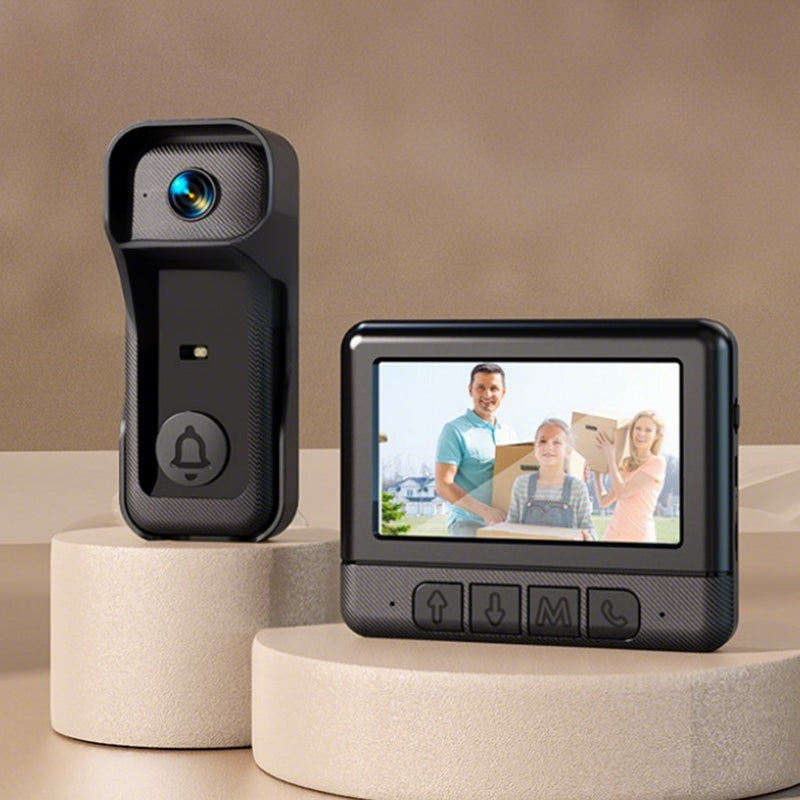 📹 50% OFF NOW! 🏆Wireless Smart Video Doorbell with Display Screen – 1080P HD & two-way audio – Motion detection, night vision & easy install – perfect for home security 🔔📱✨