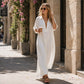 👗 50% OFF NOW! 🌸 Women's Minimalist Solid Color Maxi Dress – Soft & flowy – Perfect for beach, travel or everyday elegance – effortless and breathable ✨🌿