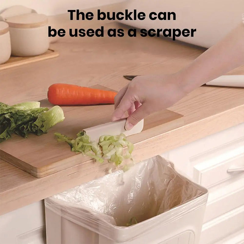 🗑️ Save Counter Space While You Prep – Collapsible Hanging Bin for Food Waste. Easy Rinse. Half Price. Free UK Delivery