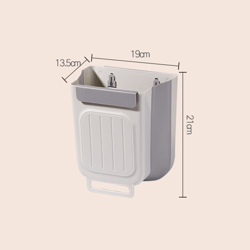 🗑️ Save Counter Space While You Prep – Collapsible Hanging Bin for Food Waste. Easy Rinse. Half Price. Free UK Delivery