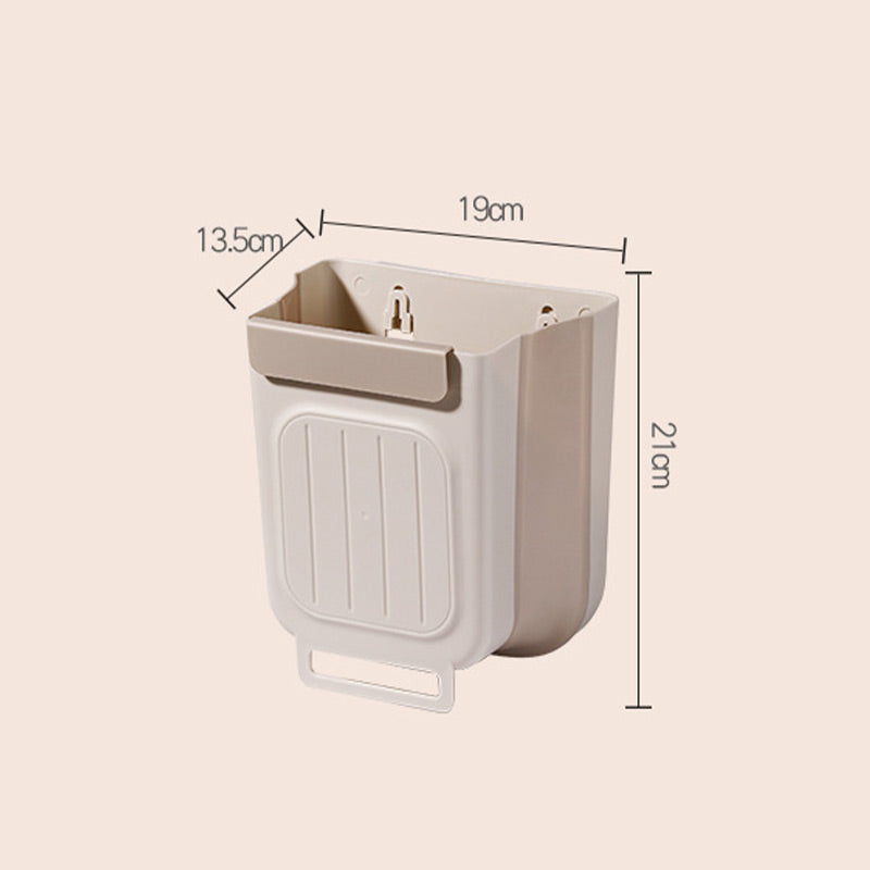 🗑️ Save Counter Space While You Prep – Collapsible Hanging Bin for Food Waste. Easy Rinse. Half Price. Free UK Delivery