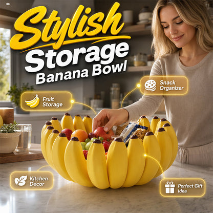 🍌Creative Banana Shape Fruit Bowl