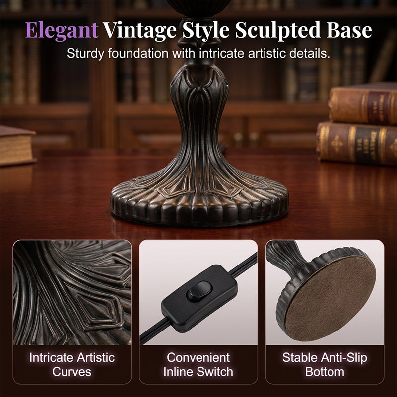 🧙‍♀Enchanting Ambiance Stained Glass Witch Lamp
