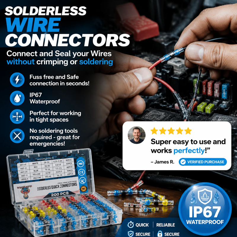 500pcs-Waterproof Solder Seal Wire Connectors Kit