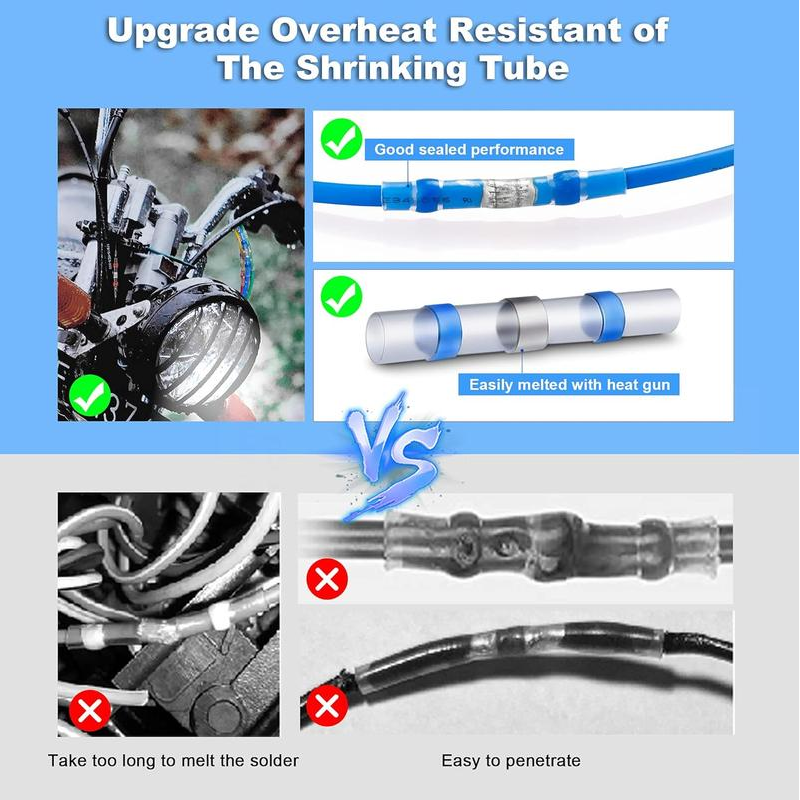 500pcs-Waterproof Solder Seal Wire Connectors Kit