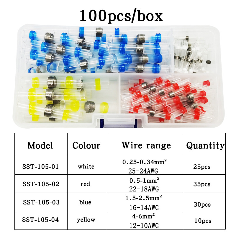 500pcs-Waterproof Solder Seal Wire Connectors Kit