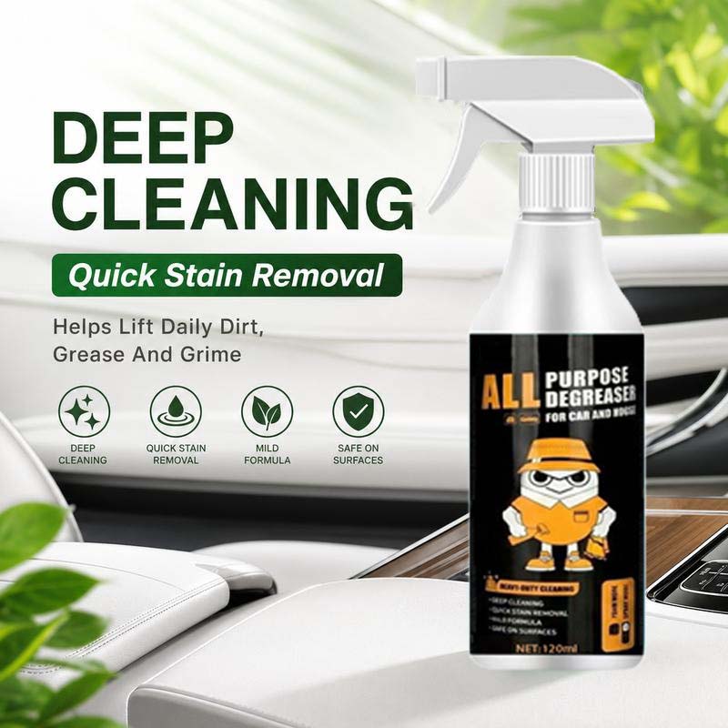 🧴 50% OFF NOW! 🧼 Heavy-Duty Interior Cleaner & Degreaser – Cuts through grease & grime – Safe for cars, kitchens & workshops – streak-free formula ✨🚗