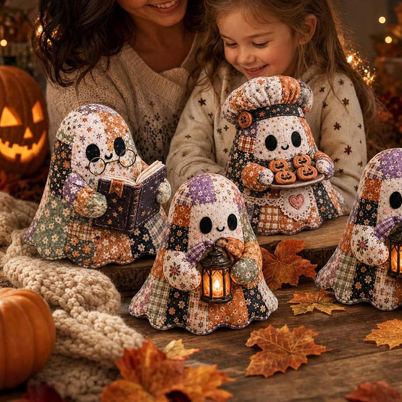 🔥LAST DAY 50% OFF🧵Little Ghost's Cozy Halloween DIY Patchwork Kit
