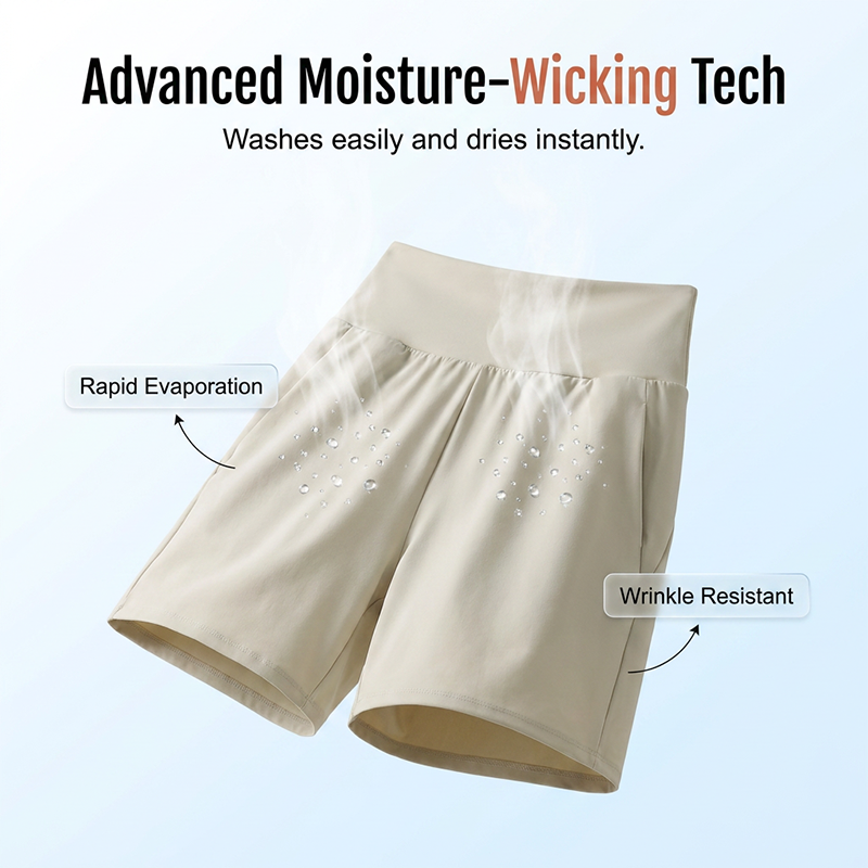 Women Loose Fit Running Shorts High Waist Sports Shorts