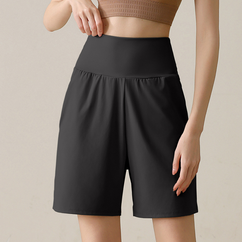 Women Loose Fit Running Shorts High Waist Sports Shorts