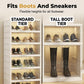 👟Foldable Installation-Free Shoe Cabinet with Clear Doors