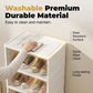 👟Foldable Installation-Free Shoe Cabinet with Clear Doors