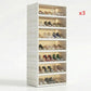👟Foldable Installation-Free Shoe Cabinet with Clear Doors