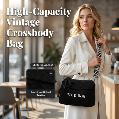 👜Women's Vintage Large-Capacity Crossbody Bag